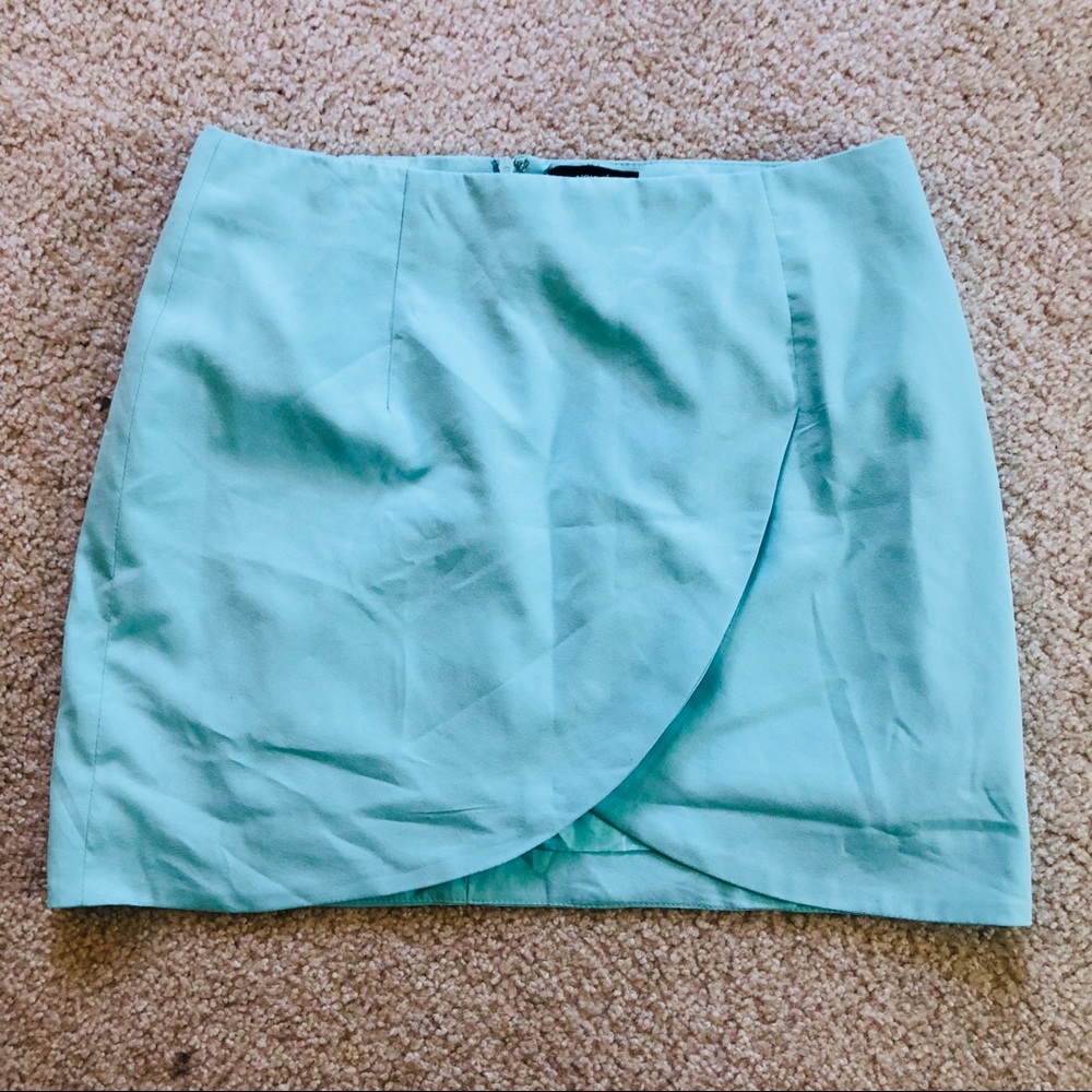 Light teal wrap skirt!
